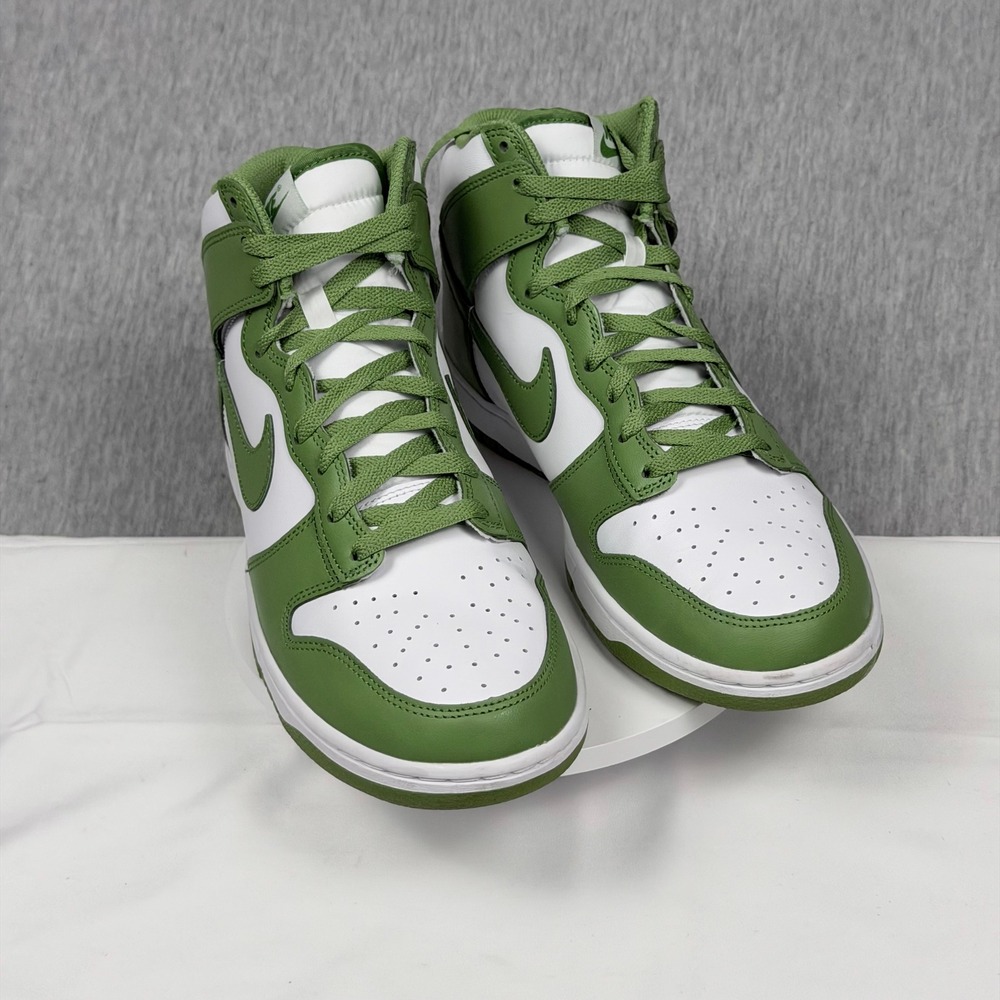 Nike Dunk High Chlorophyll White Green Mens Size 10 DV0829-101 - Picture 6 of 15